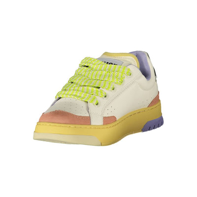 Baskets Blauer en cuir blanc pour femme
