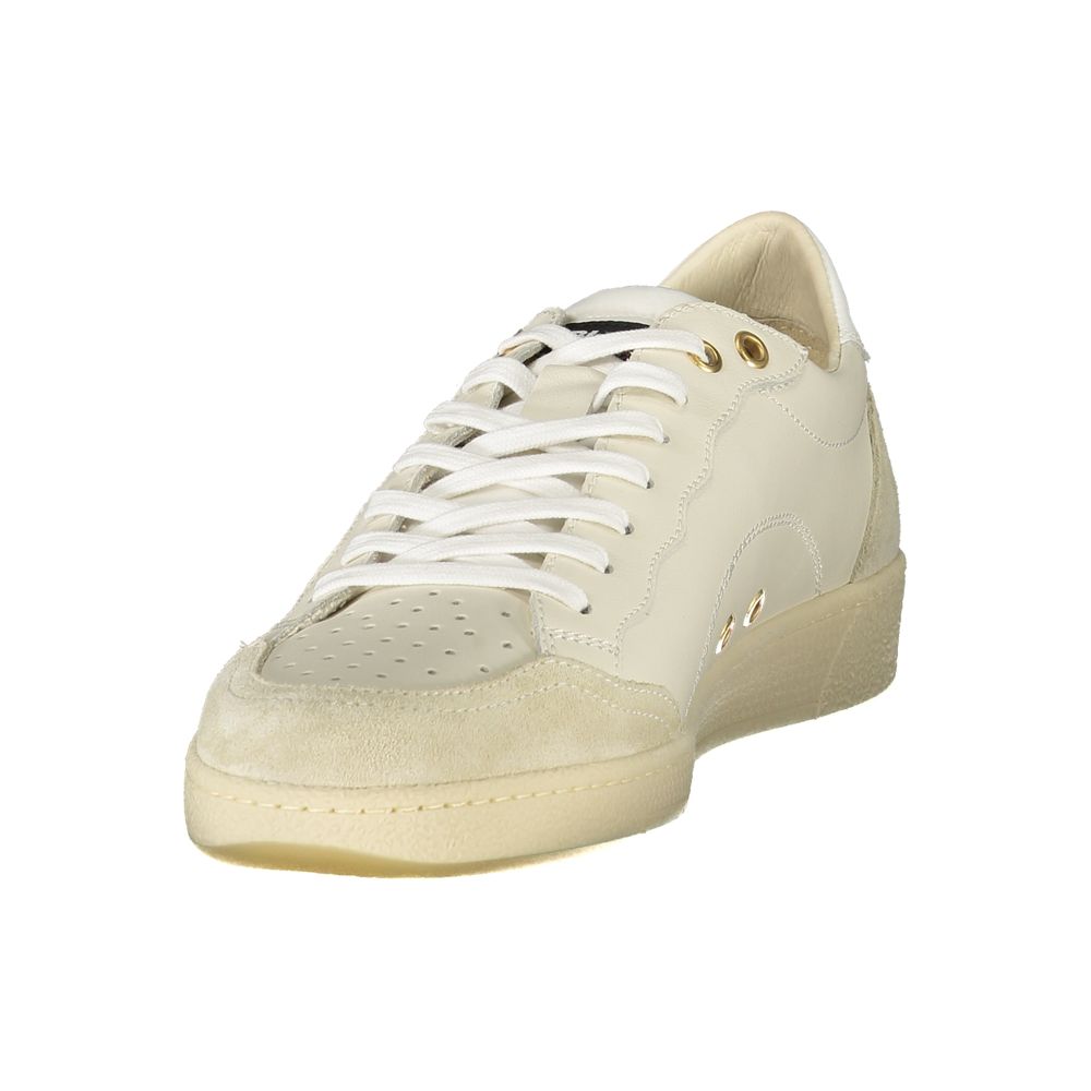 Baskets Blauer en cuir blanc pour hommes