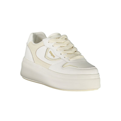 Baskets Blauer en cuir blanc pour femme