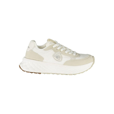Baskets femme en polyester blanc Blauer