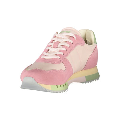 Baskets Blauer en cuir rose pour femme