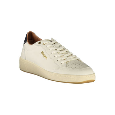 Baskets Blauer en cuir blanc pour femme