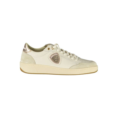 Baskets Blauer en cuir blanc pour femme