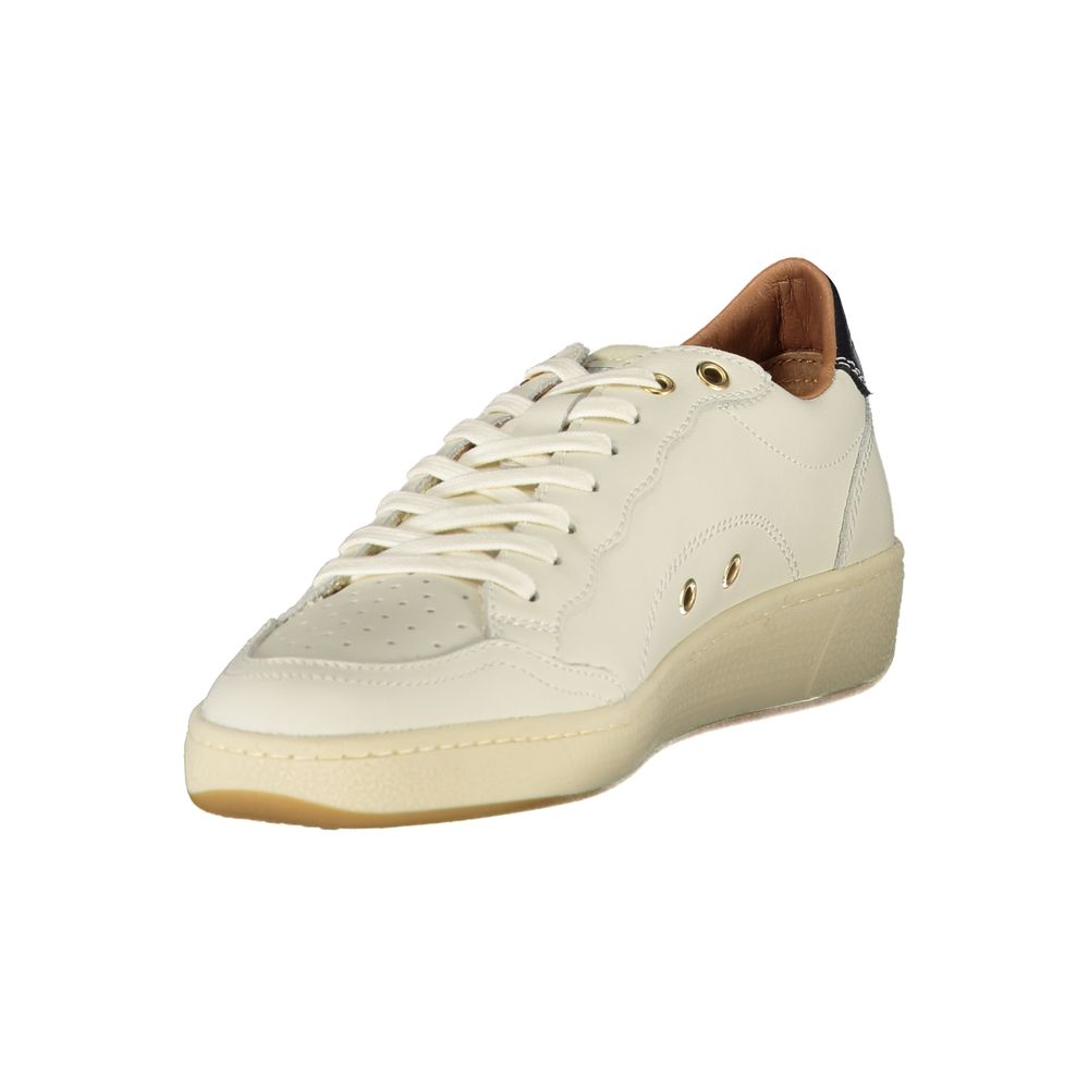 Baskets Blauer en cuir blanc pour femme