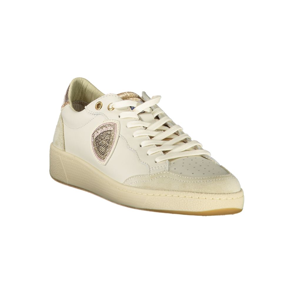 Baskets Blauer en cuir blanc pour femme