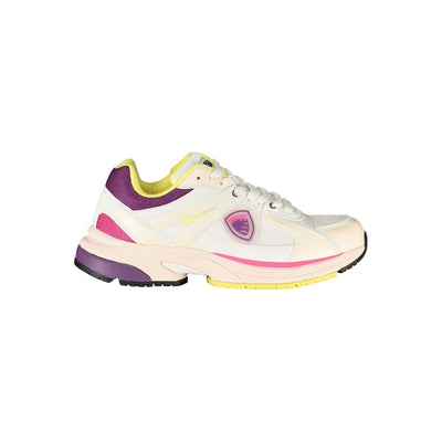 Baskets femme en polyester blanc Blauer