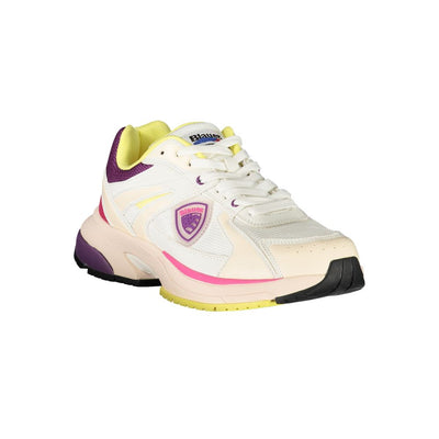 Baskets femme en polyester blanc Blauer
