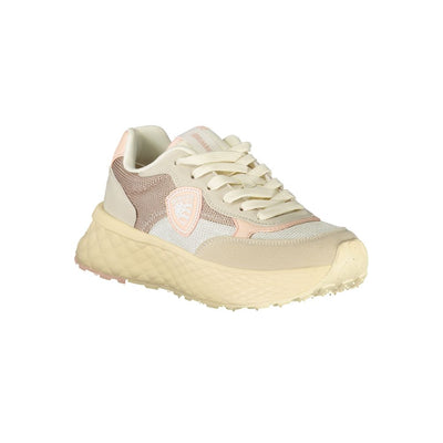 Baskets femme en polyester beige Blauer