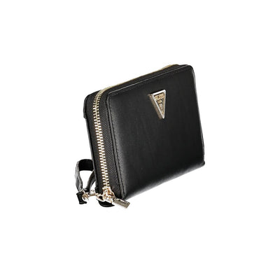 Guess Jeans Black Polyethylene Women Wallet