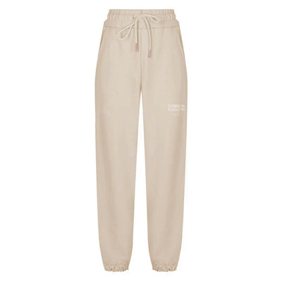Comme Des Fuckdown beige katoenen jeans en broek