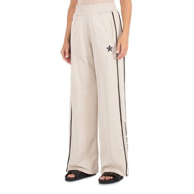 Comme Des Fuckdown beige katoenen jeans en broek