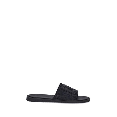 Dolce &amp; Gabbana gehaakte raffia sandalen