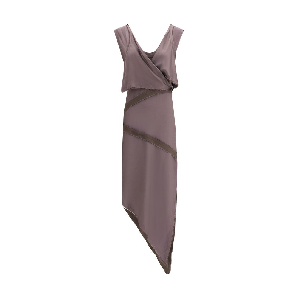 De Attico asymmetrische midi-jurk