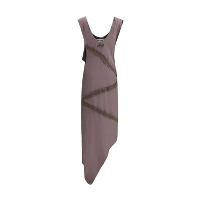 De Attico asymmetrische midi-jurk