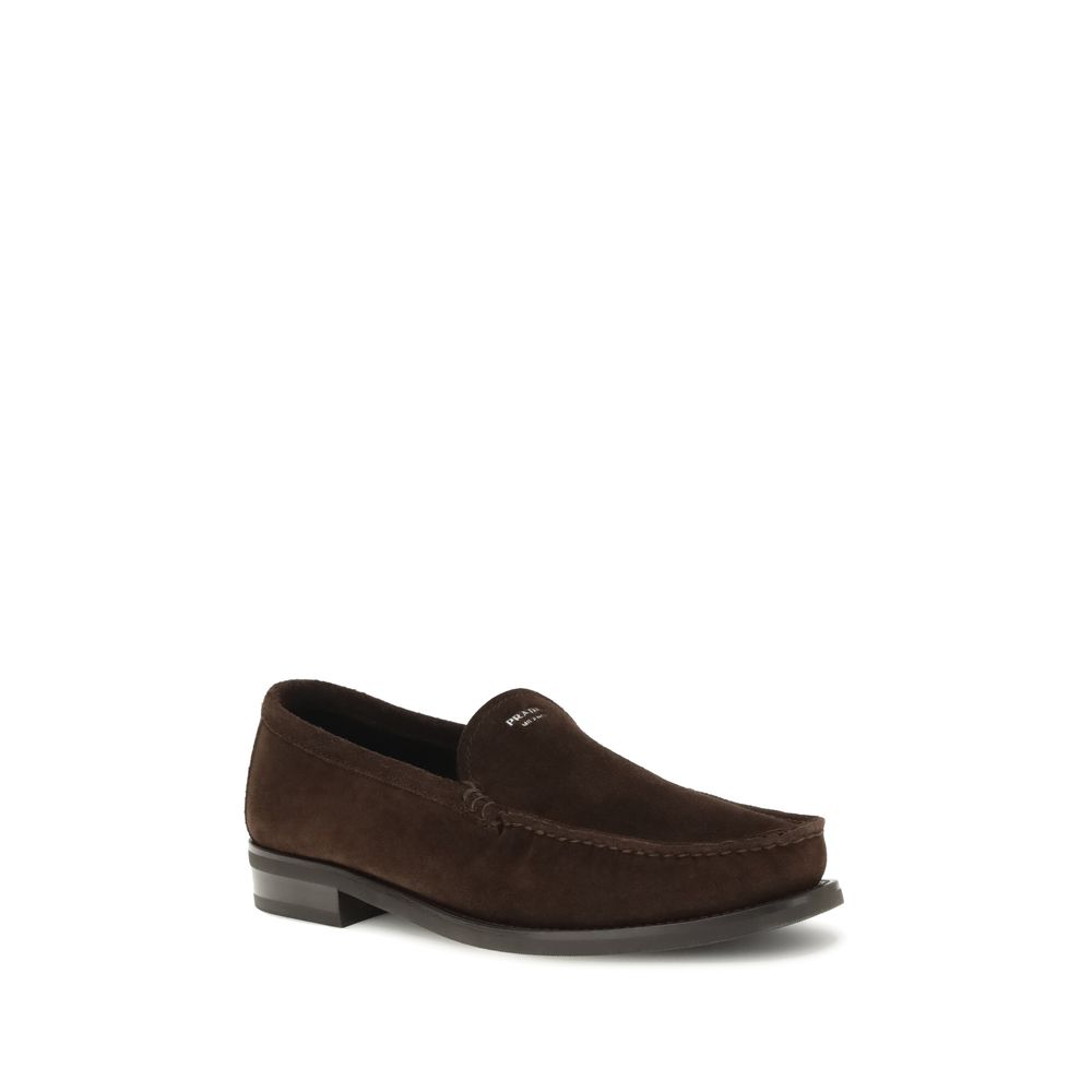 Prada suède loafers