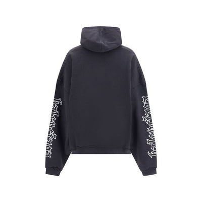 Sweat à capuche Balenciaga à motif de lettres noires