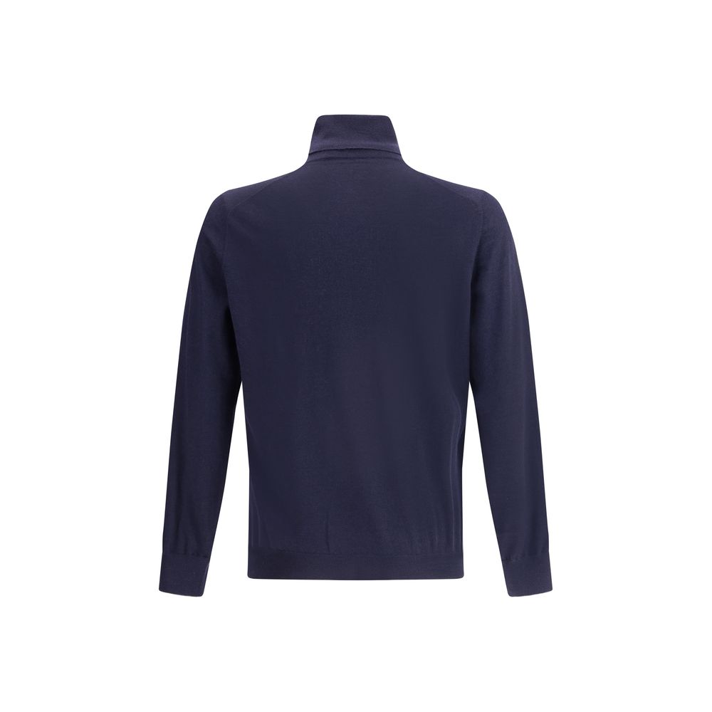 Pull col roulé en laine Brunello Cucinelli