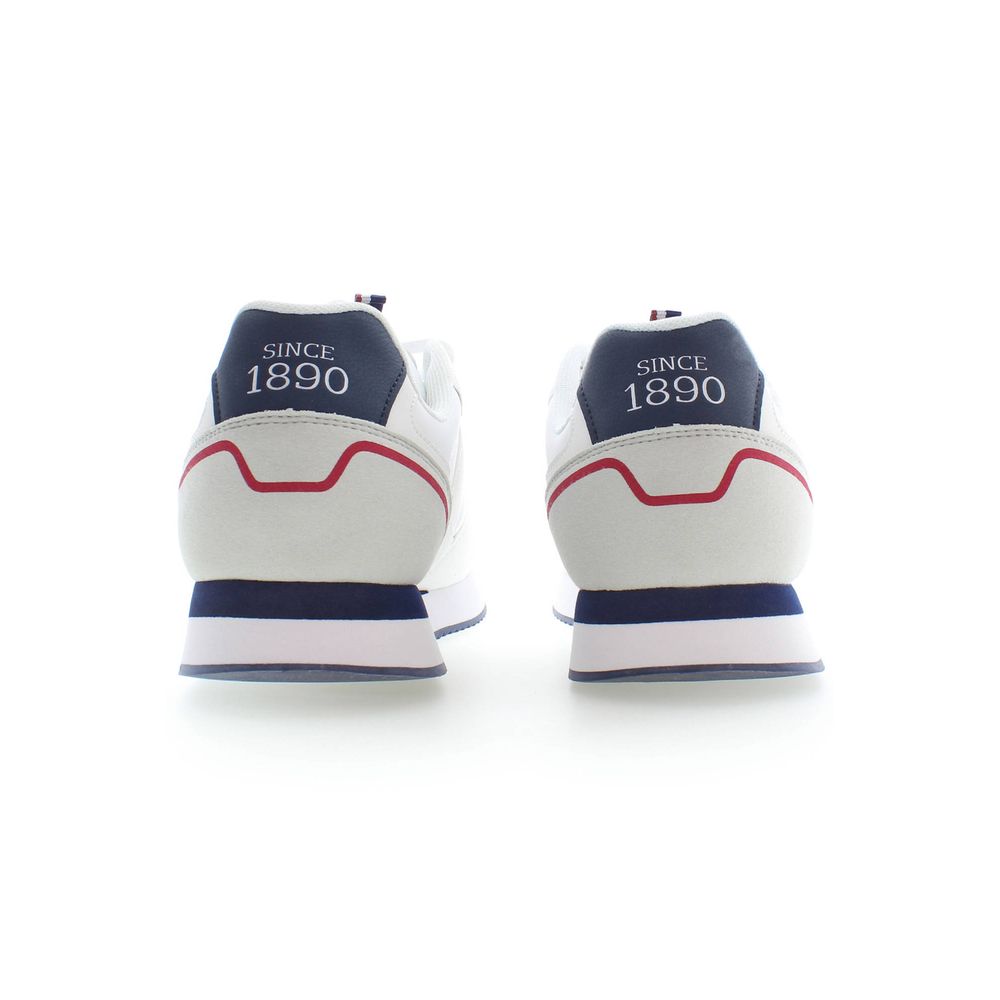 Baskets blanches en polyester pour homme US POLO ASSN.