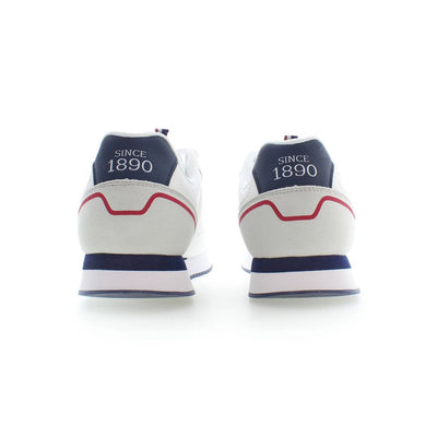 Baskets blanches en polyester pour homme US POLO ASSN.