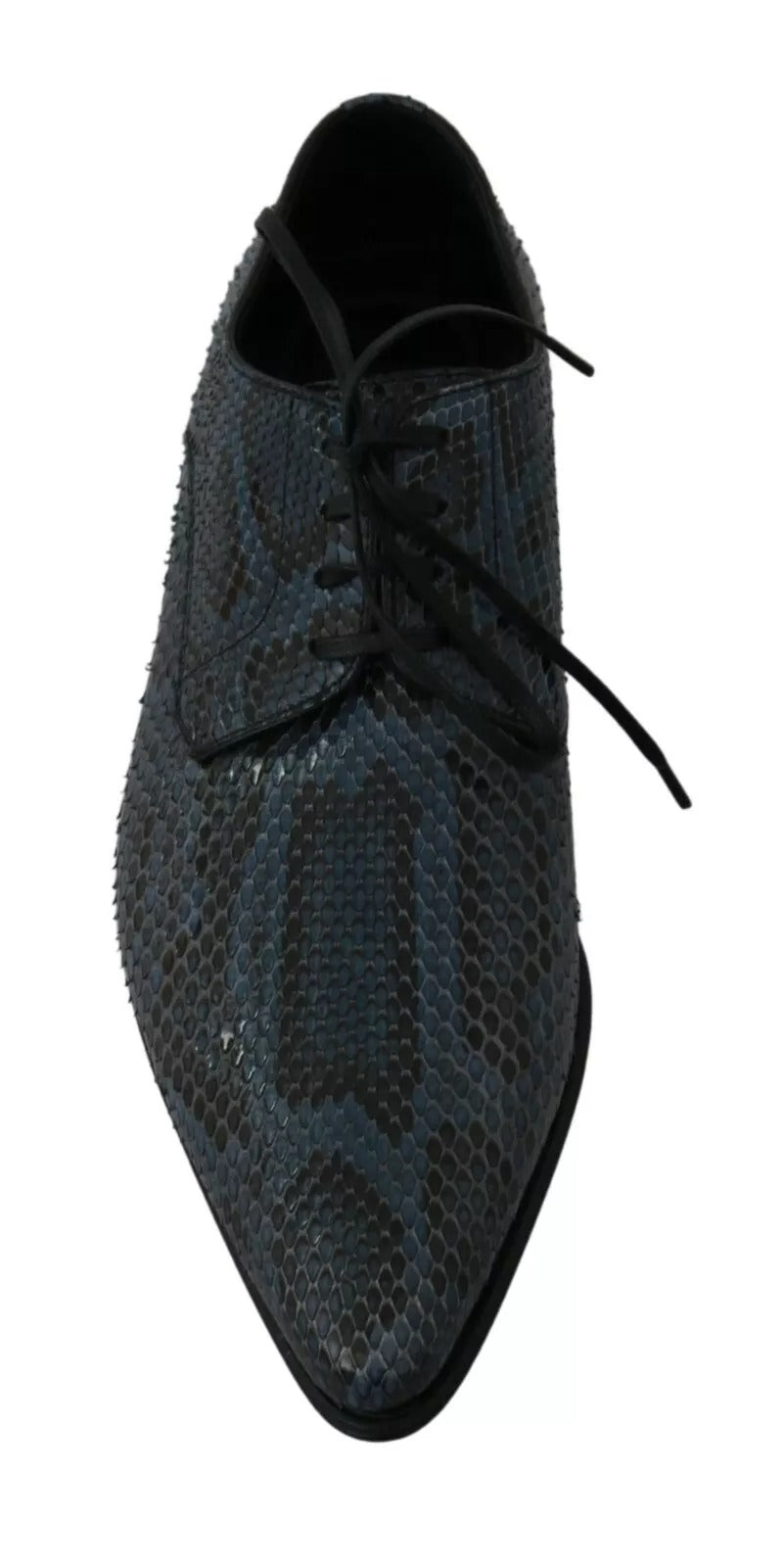 Dolce &amp; Gabbana Blauwe Pythonleren Slangenhuid Schoenen