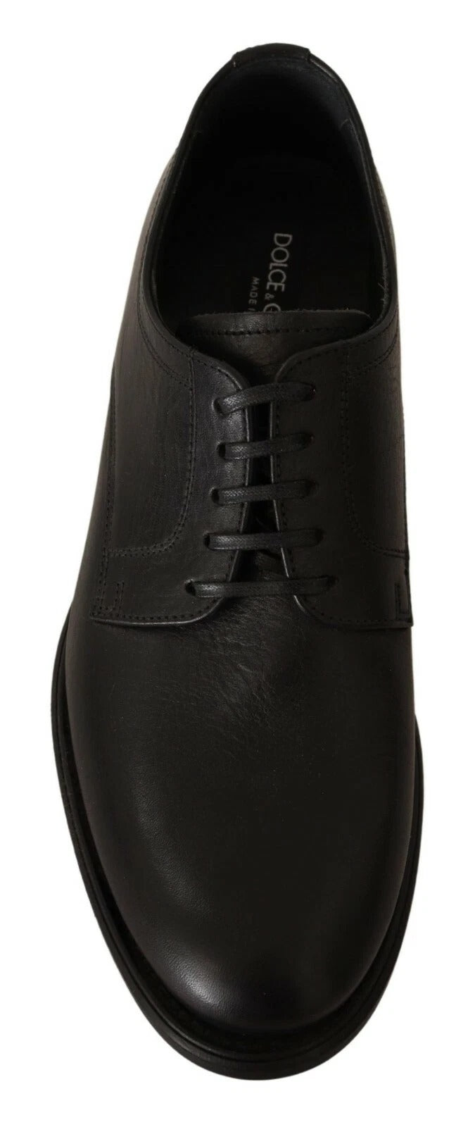 Dolce &amp; Gabbana Zwarte Veterschoenen voor Heren, Formele Derby's van Leer