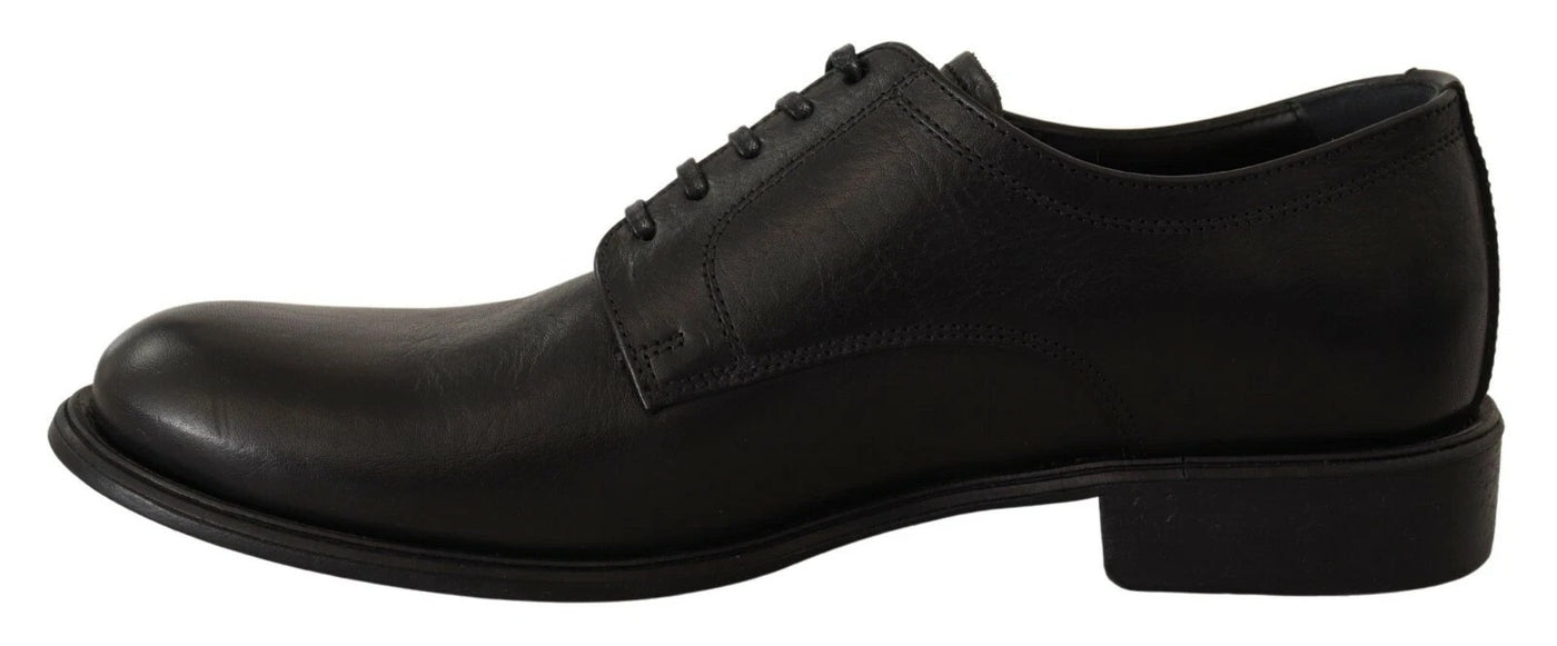 Dolce &amp; Gabbana Zwarte Veterschoenen voor Heren, Formele Derby's van Leer