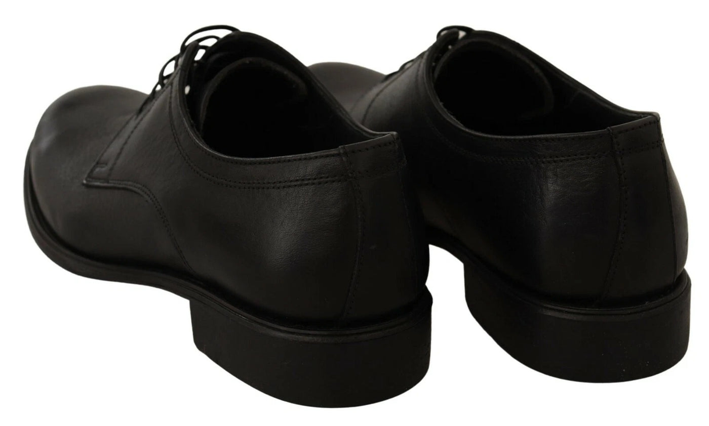 Dolce &amp; Gabbana Zwarte Veterschoenen voor Heren, Formele Derby's van Leer
