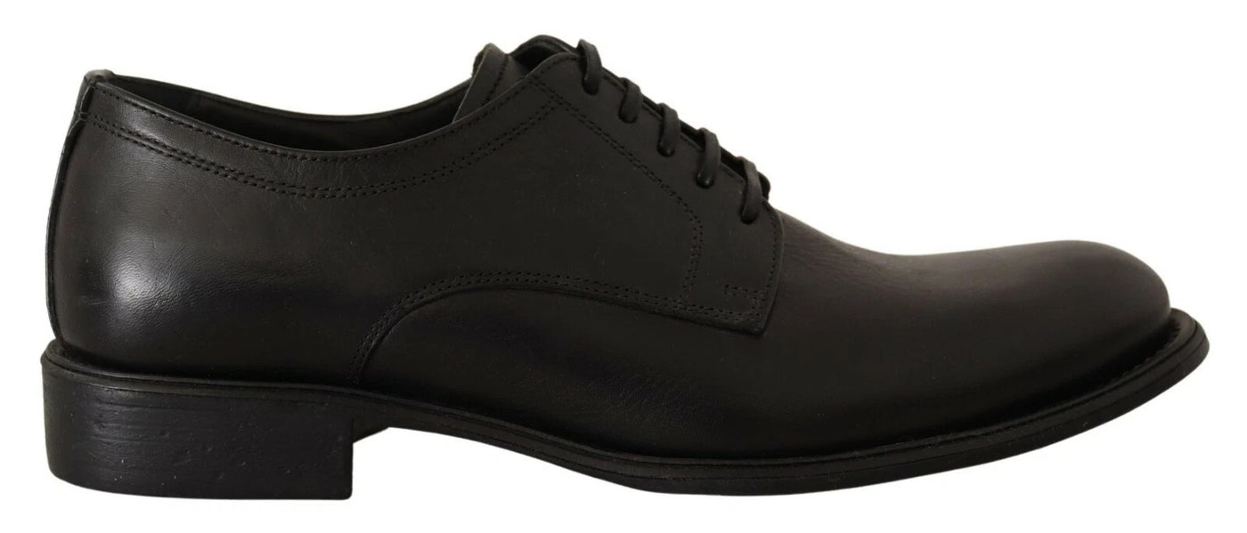 Dolce &amp; Gabbana Zwarte Veterschoenen voor Heren, Formele Derby's van Leer