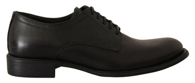 Dolce &amp; Gabbana Zwarte Veterschoenen voor Heren, Formele Derby's van Leer