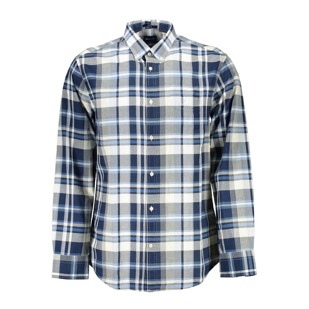 Chemise en coton bleu Gant
