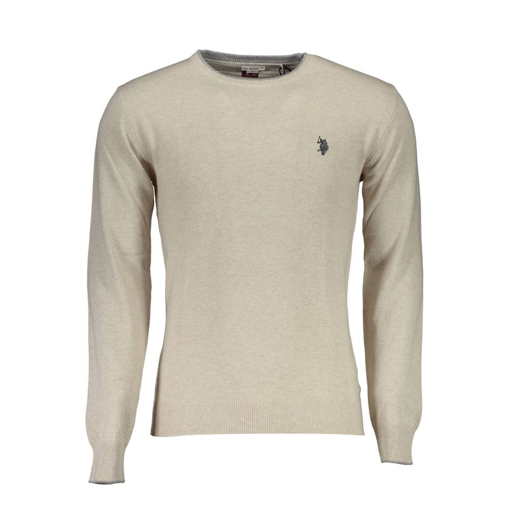 Pull en laine beige US POLO ASSN.