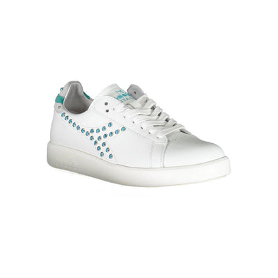 Diadora Witte Stoffen Sneaker