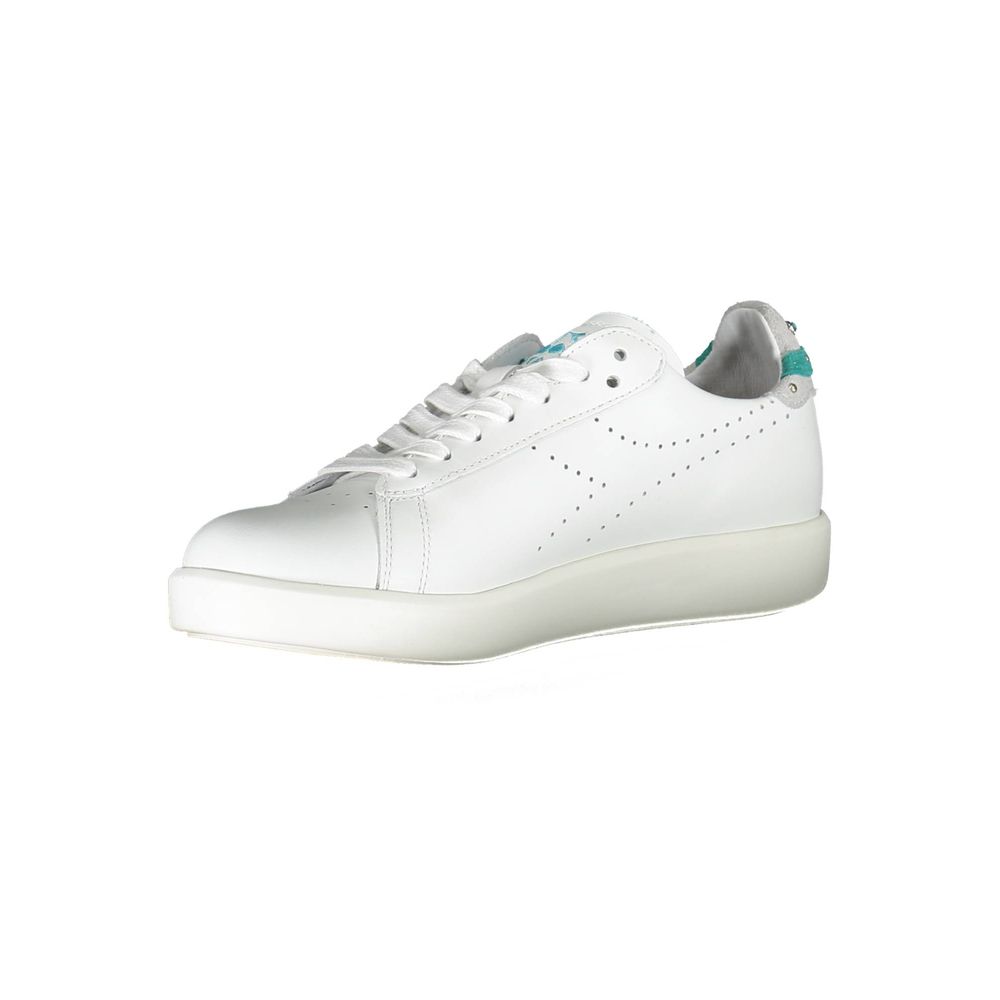 Diadora Witte Stoffen Sneaker