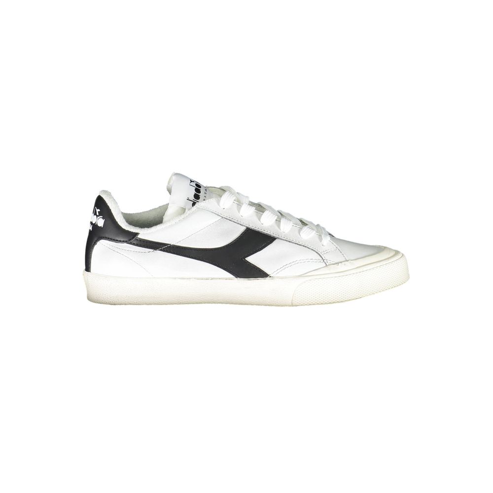 Diadora Witte Stoffen Sneaker