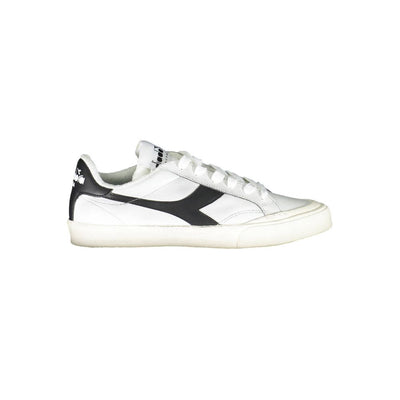 Diadora Witte Stoffen Sneaker