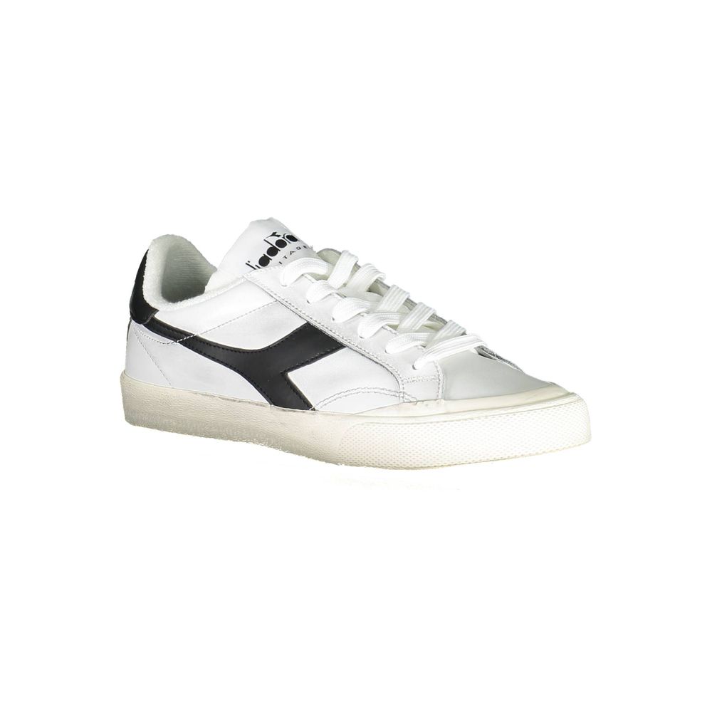 Diadora Witte Stoffen Sneaker
