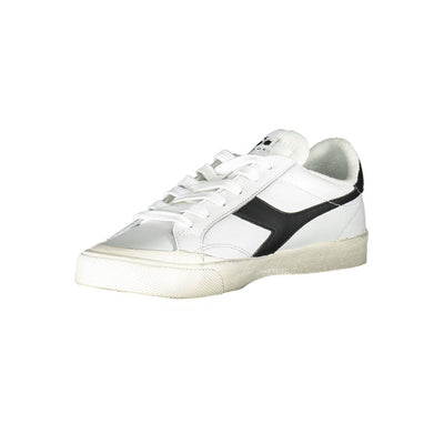 Diadora Witte Stoffen Sneaker