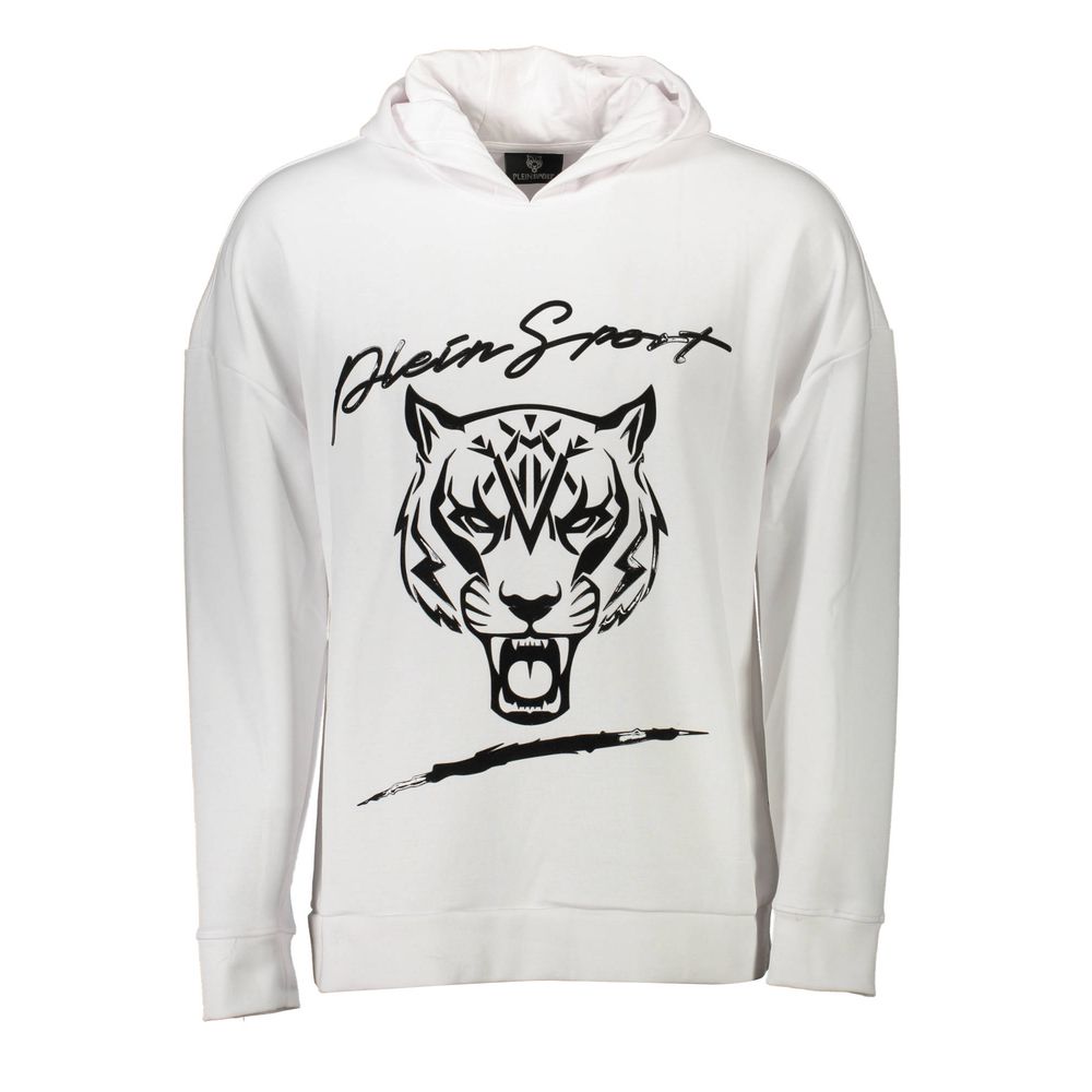 Pull en coton blanc Plein Sport pour homme