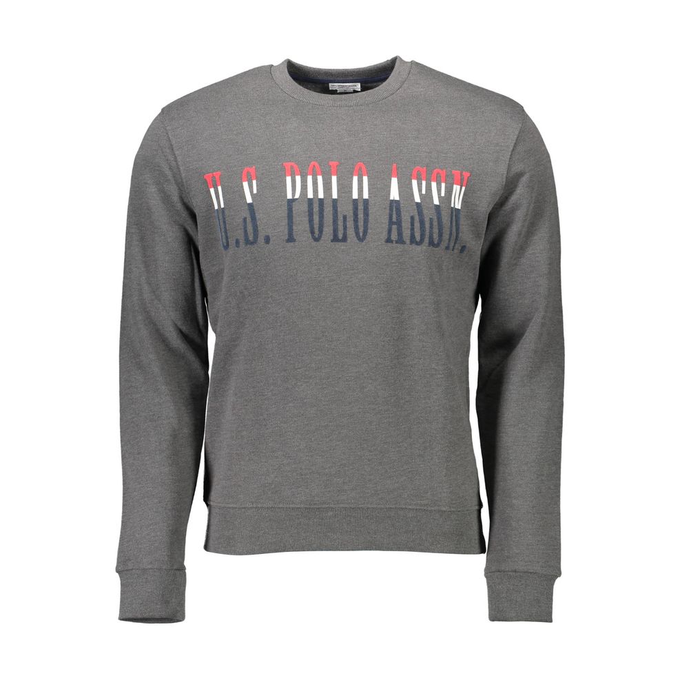 Pull gris en coton pour homme, US POLO ASSN.