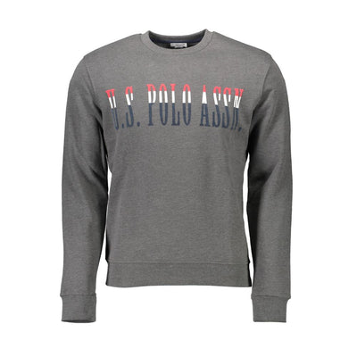 Pull gris en coton pour homme, US POLO ASSN.
