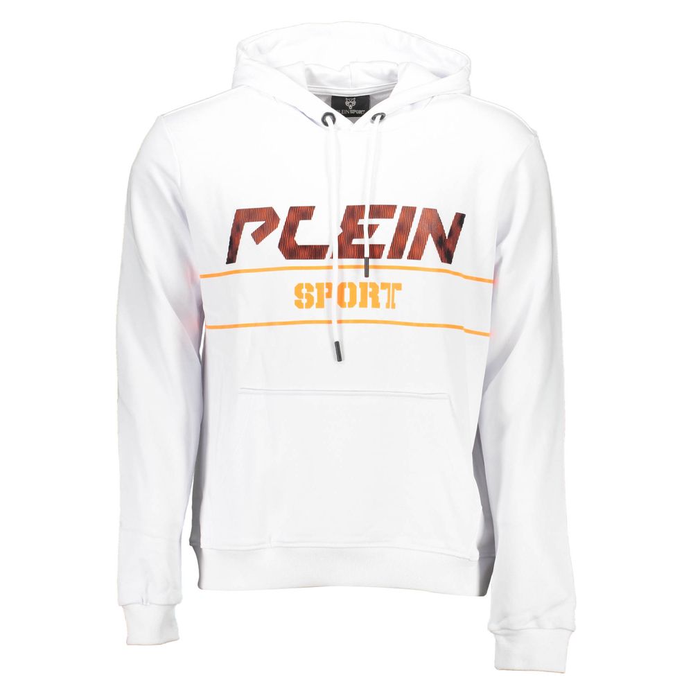 Sweat-shirt blanc en coton Plein Sport