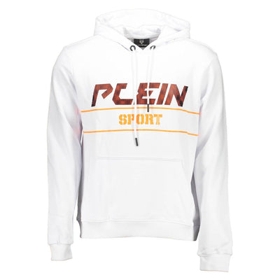 Sweat-shirt blanc en coton Plein Sport