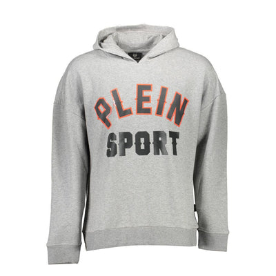 Sweat-shirt en coton gris Plein Sport