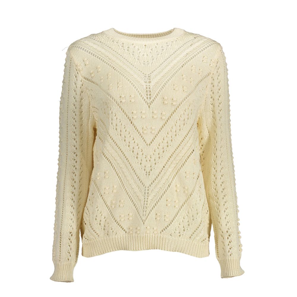 Pull en polyester blanc Kocca
