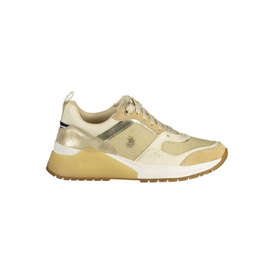 US POLO ASSN. Gouden polyester sneaker