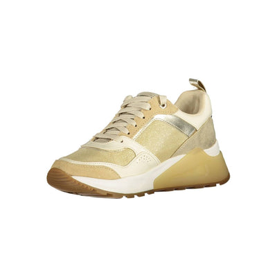US POLO ASSN. Gouden polyester sneaker