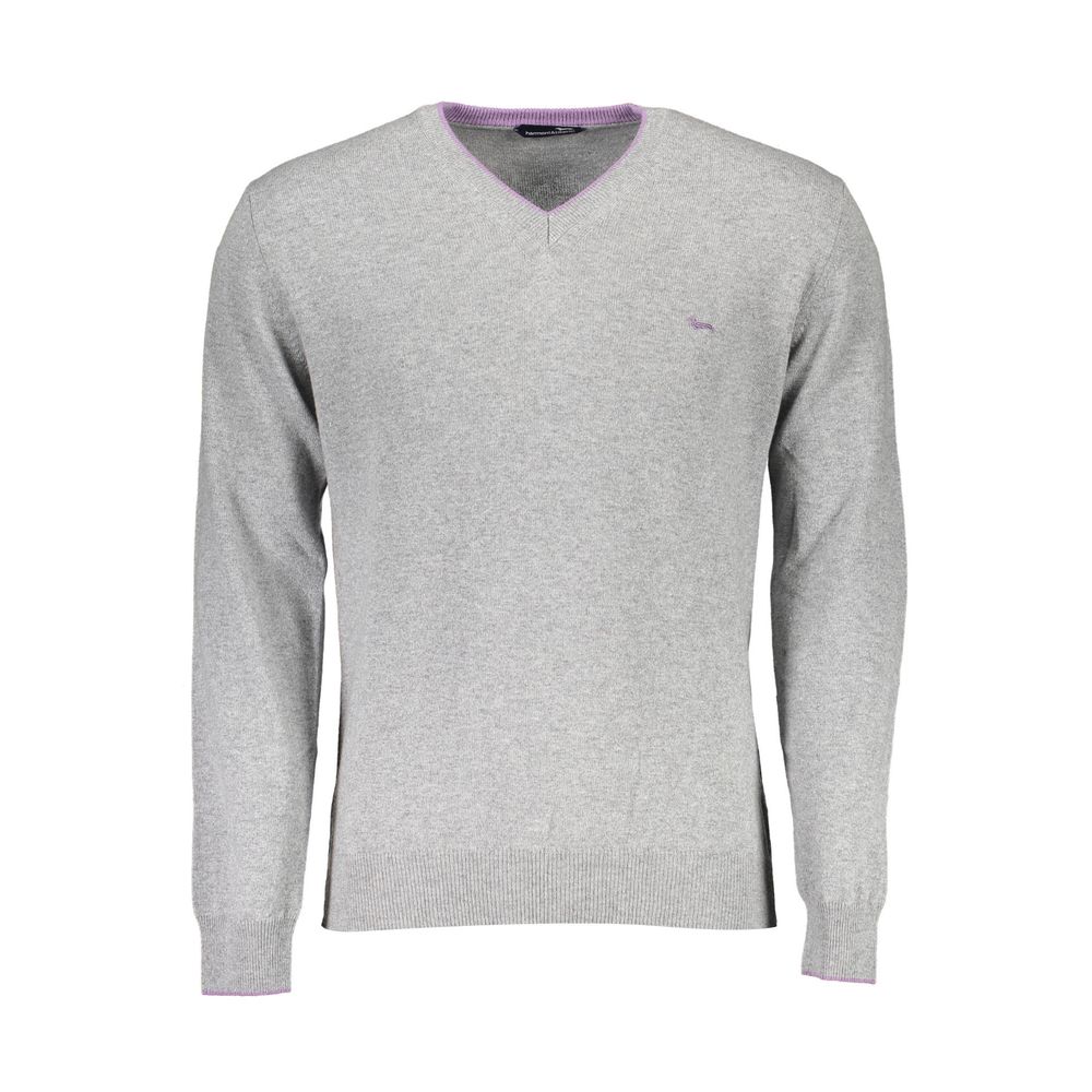 Pull en laine grise Harmont &amp; Blaine