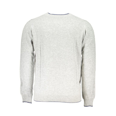North Sails Gray Fabric Sweater