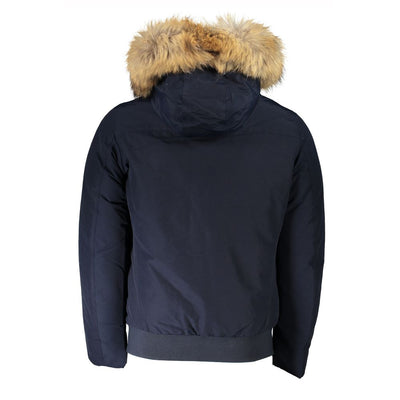 Woolrich blauw katoenen jasje