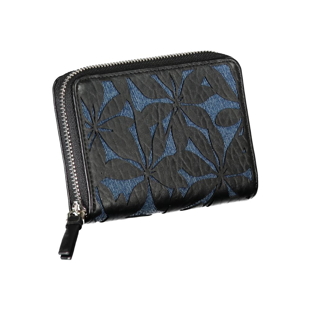 Desigual Zwarte Polyethyleen Portemonnee
